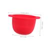 EPIGEIST Silicone Wax Warmer Liner Bowl Red Wax Container Multi-purpose Mixing Bowl for Facial Masks Hair Removal Design view 2