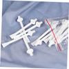 Baluue 20pcs Nasal Hair Removal Stick Plastic Disposable Wax Applicator for Nose Face view 3