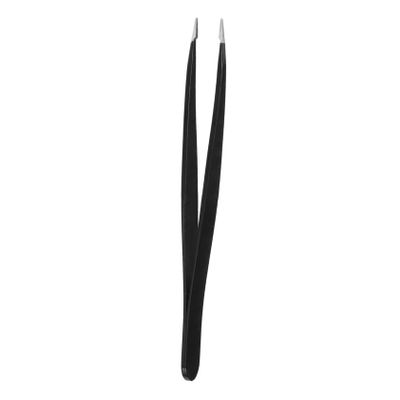 BATHVEVE Stainless Steel Eyebrow Clip Ingrown Hair Pads Brow Tweezers for Grooming Precision Pointed Tweezers for Women