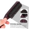 Didiseaon Facial Cleansing Brush Beard Brush Bristle Beard Barber for Men Gentle Shaving Care Tool view 3