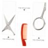 Didiseaon Stainless Steel Beard Scissor Set 2-Piece Grooming Kit with Beard Scissors and for Mens Facial Hair Care view 2