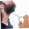 Didiseaon Stainless Steel Beard Scissor Set 2-Piece Grooming Kit with Beard Scissors and for Mens Facial Hair Care view 4