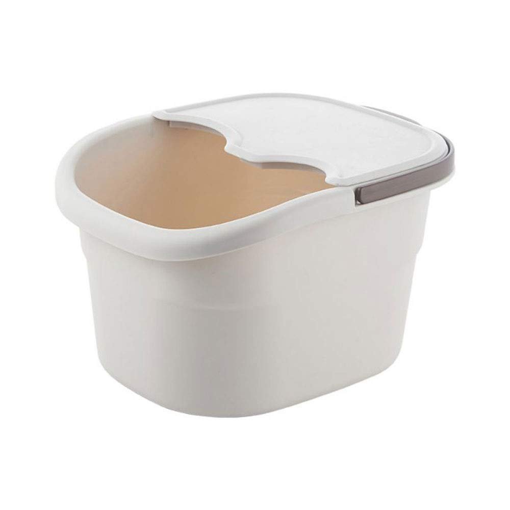 ONMYJFD Foot Bath plain foaming massage bucket Plastic foot bath basin heightening foot bath fording barrel Reduce Pressure