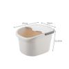 ONMYJFD Foot Bath plain foaming massage bucket Plastic foot bath basin heightening foot bath fording barrel Reduce Pressure view 2