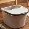 ONMYJFD Foot Bath plain foaming massage bucket Plastic foot bath basin heightening foot bath fording barrel Reduce Pressure view 4