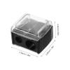 CALLARON 5pcs Dual Makeup Pencil Sharpener for Eyebrow and Lip Liners Portable Handheld Cosmetic Tool Versatile Dual for Precision Trimming view 2