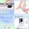 Electric Foot Callus Remover with Nano-Glass Head&Rechargeable Base,6 Speeds Cordless Electric Foot File with Digital Display,Callus Remover for Feet Dead Skin Home Spa Salon with 60Pcs Sandpaper Disk view 3