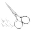 Ipetboom 6pcs Portable Eyebrow Scissors Stainless Steel Scissor for Home Travel and Outdoor Use view 1