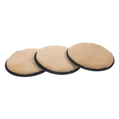 HAKIDZEL 3pcs Makeup Remover Puff Facial Cleaning Pads Sponges for Face Makeup Removal Round Pads for Women Random Color