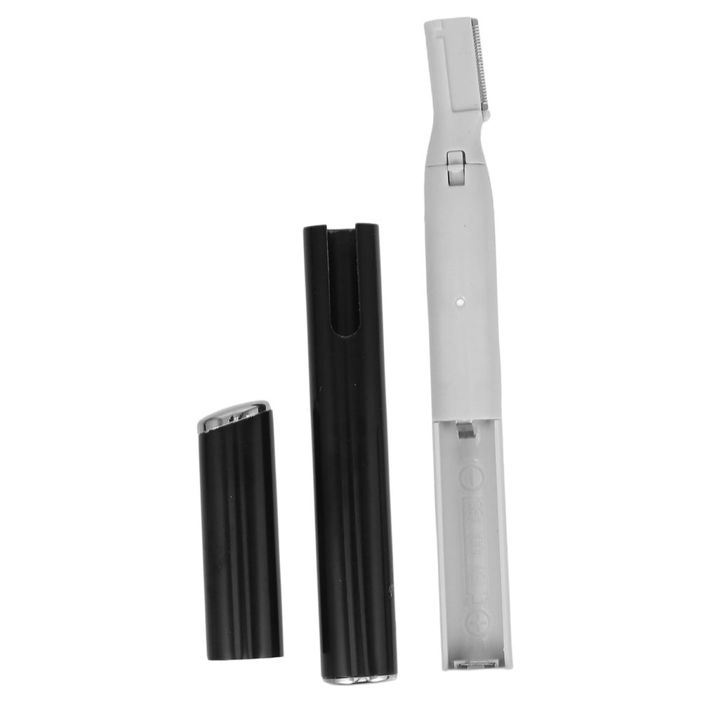 WOFASHPURET Professional Portable Mini Eyebrow Trimmer and Facial Hair Remover for Women Lightweight Electric Razor with Comb for Precise Grooming Black