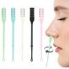 Sorcristy 5PCS Nostril Hair Trimmer Set, Nostril Remover Tool 2-in-1 Double Sided Nose Hair Cutter, 360 Rotating Manual Trimmer with Ear Picker for Men, Women, Portable Grooming Tool view 1