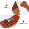 LIFKOME Leather Razor Strop Sharpening Belt Double-sided Canvas Hanging Buckle Great for Straight Razors Scissors and view 3