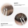PartyKindom 1pc Stainless Steel Nose Hair Trimmer Round Tip for Trimming Multi-Purpose Nose Hair Remover Eyebrow and Beard Tweezers Lightweight and Design view 3
