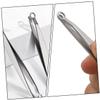 PartyKindom 1pc Stainless Steel Nose Hair Trimmer Round Tip for Trimming Multi-Purpose Nose Hair Remover Eyebrow and Beard Tweezers Lightweight and Design view 4