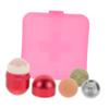 DECORNIJIA 1set Skincare Tools Set Jade Volcanic Stone Roller Kit for Eye Face Massage Puffiness Reduction view 1