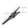 CALLARON 3pcs Mini Eyelash Scissors Grooming Scissors Set for Nose Hair Eyebrow Beard Trimming Stainless Steel Compact Size for Travel view 2