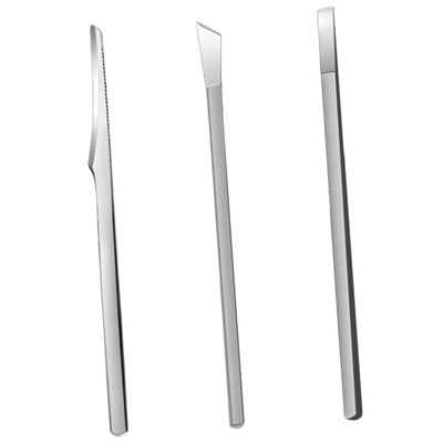 Gatuida 3pcs Professional Pedicure Knife Set Cuticle Clippers Nail Clipper Set for Ingrown Toenail Removal Foot Scraper Pedicure Tools