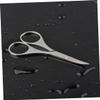 Didiseaon 1pc Safety Stainless Steel Small Pointy Round Eyebrow Scissors for Nose Hair Trimming view 4