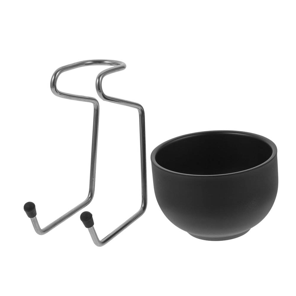 CALLARON Stainless Steel Shaving Soap Bowl for Men Razor Stand Soap Bowl Men's Shaving Tool