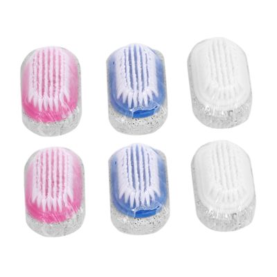 SAFIGLE 6pcs Foot Beauty Brush Double Sided Pumice Stone Pedicure Tool Callus Remover Cracked Heel Treatment