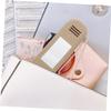 LIFKOME 2pcs Travel Makeup Brush Holder Bag Silicone Makeup Bag Drawstring Portable Cosmetics Brush Organizer for Travel view 4