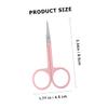 Ipetboom 2pcs Portable Eyebrow Trimming Tools Stainless Steel Scissors for Precise Grooming for Travel and Home Use Beauty Accessories view 2