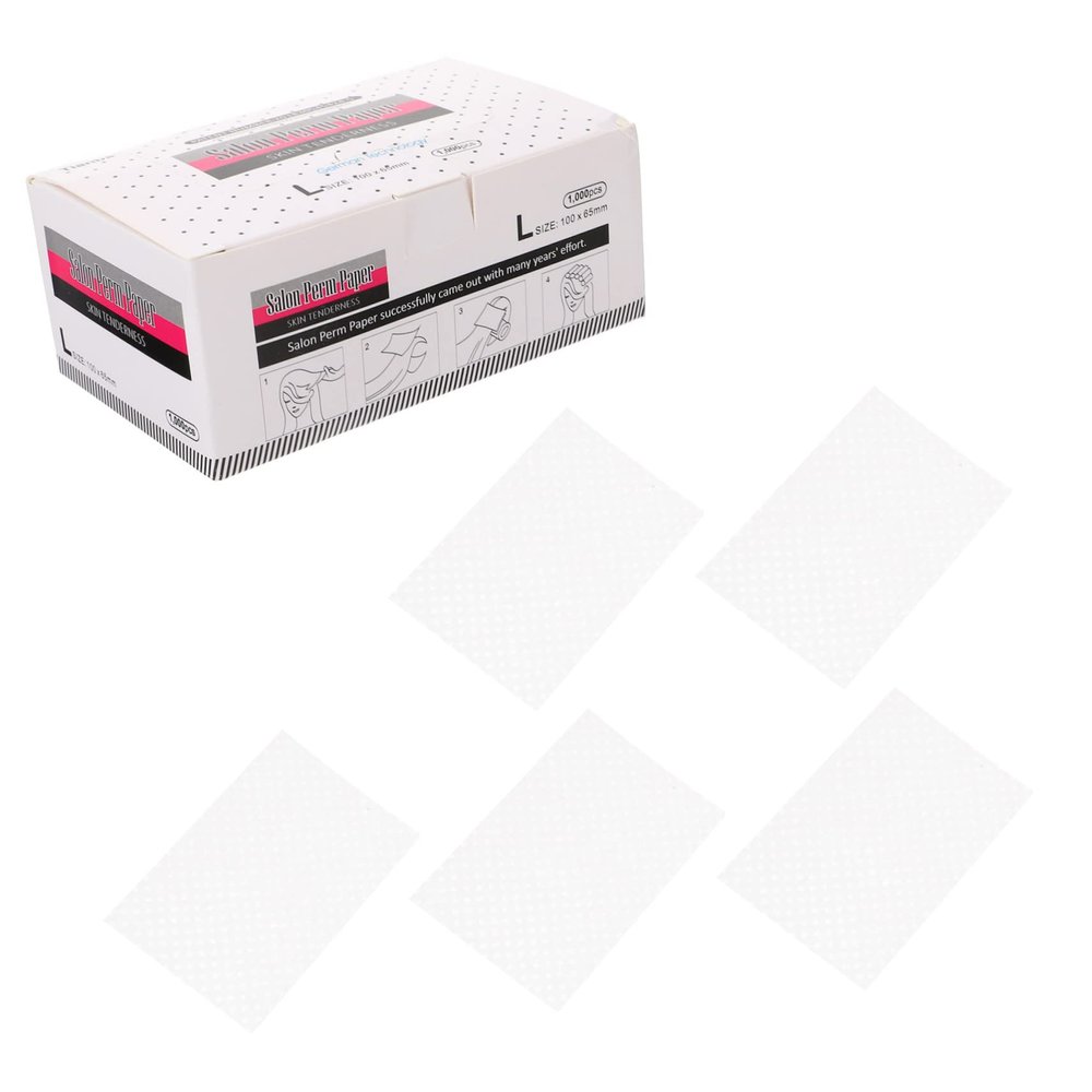 Ipetboom 1000 Sheets Thin Hair Perm Paper for Salon Hairdressing Disposable Curling Sheets for Styling and Perming Womens Hair