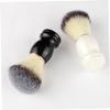 HAKIDZEL 2pcs Beard Scrubber Shave Brush Kit Men Comfortable Shaving Brush Professional view 2