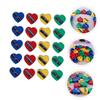 Holibanna 60pcs Heart Pencil Sharpeners Eyebrow Pencil Sharpener for School Studio view 3