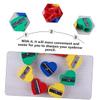 Holibanna 60pcs Heart Pencil Sharpeners Eyebrow Pencil Sharpener for School Studio view 4