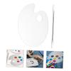 ARTIBETTER 5 Sets Foundation Mixing Palette for Makeup Acrylic Makeup Mixing Palette Cosmetic Spatula view 2