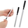 2 Pcs Toe Nail Files for Thick Nails, Professional Stainless Steel Nail File 4 Sides Fingernail Files with Anti-SLI-p Handle, Metal Fingernail Toenail File for Women Men Dogs view 2