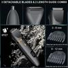 Zivelier Ball Shaver for Men, 3-in-1 Multifunction Body Hair Trimmer & Pubic Shaver with Titanium Blades (No Nicks!), IPX7 Waterproof Electric Razor, LED Display, Wet/Dry view 3