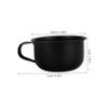 HEATSHAKING Shaving Soap Bowl for Men Alloy Foam Mug with Convenient Handle for Wet Shaving Mixing Skincare and view 2