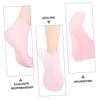 COMPUKAS Eco-Friendly Exfoliating Moisturizing Foot Socks Gloves Set for Cracked Heel Repair view 4