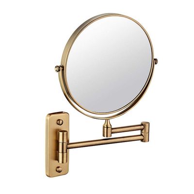 CZCZC Makeup Mirror Makeup Mirror, Bathroom Shaving Mirror Wall Mounted Cosmetic Mirror 3X/ 1X Magnification Makeup Mirror 360 Rotation for Beauty Makeup/Bathroom Shaving with Drilling or Without