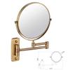 CZCZC Makeup Mirror Makeup Mirror, Bathroom Shaving Mirror Wall Mounted Cosmetic Mirror 3X/ 1X Magnification Makeup Mirror 360 Rotation for Beauty Makeup/Bathroom Shaving with Drilling or Without view 2