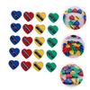 ARTIBETTER 60pcs Student Sharpeners Heart Shape Pencil Sharpener Lightweight and Compact Design view 4