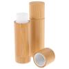 SAFIGLE 2pcs Bamboo Lipstick Tube Portable Lip Balm Holder Diy Lip Gloss Containers Bottles for Travel view 1