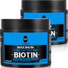 Beard Butter,Maximum Concentration Biotin,with Castor Oil and Argan & Jojoba Oils, Promotes Beard Growth, Styles, Strengthens & Softens Beards ,Unruly Beards While Relieving Itch,2 Ounce*2(2 Pack) view 1