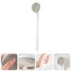 PartyKindom Silicone Bath Scrubber for Adults Back Cleaning Brush Ergonomic Handle Exfoliating Shower Tool for Easy Bathing and Back Scrub view 4