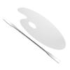 ARTIBETTER 3sets Acrylic Makeup Mixing Palette Spatulas Lightweight Cosmetic Mixing Plate for Foundation Blending Travel-Friendly for Makeup Artists and Enthusiasts view 4