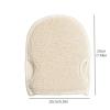 2PCS Soft Natural Loofah Glove Double-Sided Body Scrub Sponge Pad Shower Body Scrubber Mitt for Shower view 2
