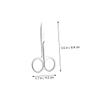 CALLARON Handheld Eyebrow Clamp Tweezer Set Stainless Steel Brow Scissor Shaping Tweezers Beauty Tools view 2
