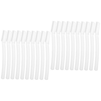 CALLARON 20pcs Eyebrow Shaver Portable Facial Hair for Precise Eyebrow Trimming and Grooming Easy Use for Travel and Daily Use