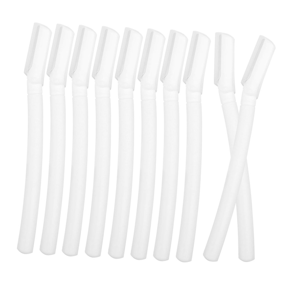 CALLARON 10pcs Eyebrow Razor Set Portable Trimmer Women Facial Hair Shaver Women Eyebrow Scissors Beauty Tool for Daily Use