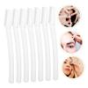 CALLARON 10pcs Eyebrow Razor Set Portable Trimmer Women Facial Hair Shaver Women Eyebrow Scissors Beauty Tool for Daily Use view 4