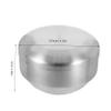 CALLARON Stainless Steel Shaving Bowl Lid Ergonomic Design Shaving Soap Bowl for Men for Creams Bathroom Decor view 2