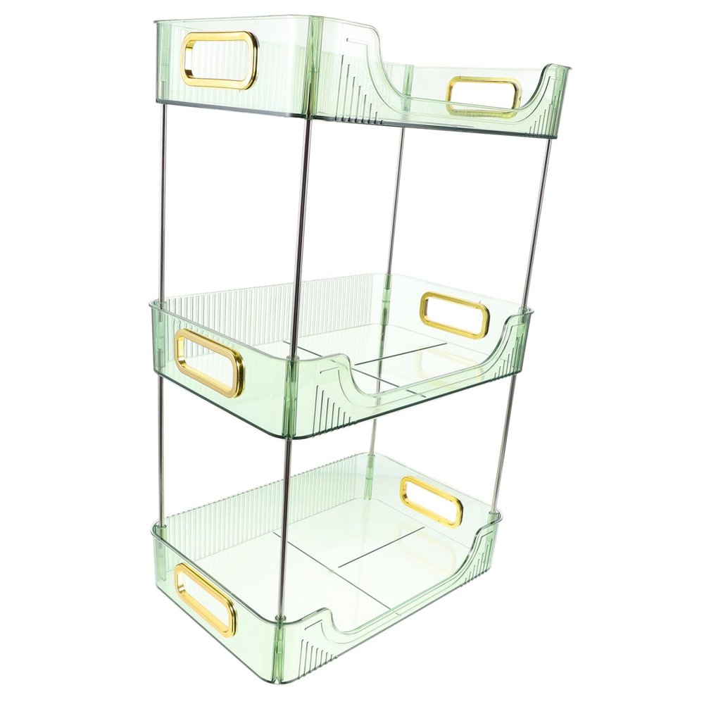 ABOOFAN 1set Bathroom Counter Organizer Makeup Organizer Box Kitchen Spice Rack Home Supply Stable Material Easy to Organize