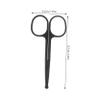 DEARMAMY 2pcs Rounded Scissors for Eyebrows Facial Hair and Nose Hair Trimming to Use Beauty Tools for Men and Women view 2